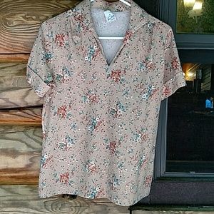Vintage find!  Floral top. One of my favorites!